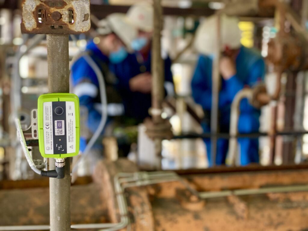 NEON vibration sensor in situ