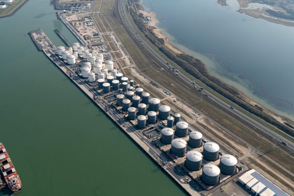 HES Hartel terminal from the air