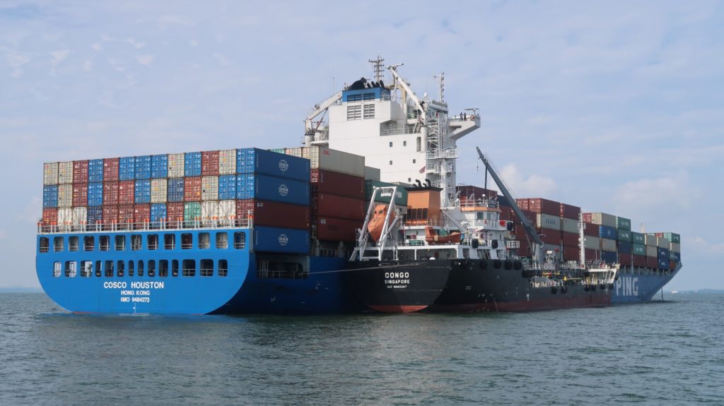 A COSCO Shipping Lines containership