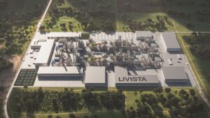 3D render of Livista Energy's potential chemical refinery