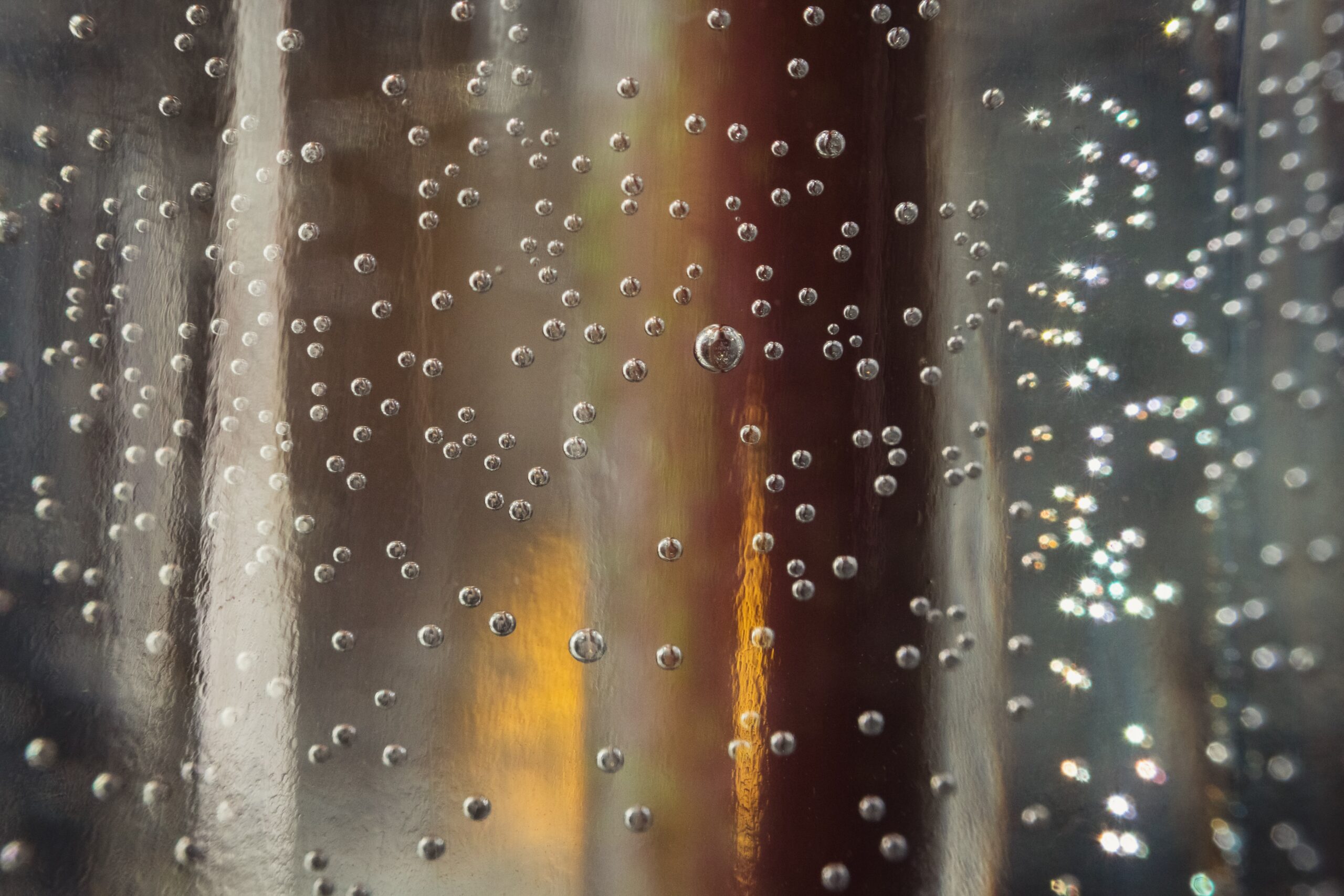 Nitrogen droplets.