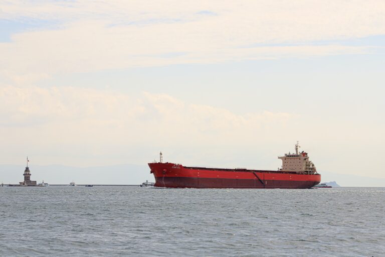 LNG ship on the water