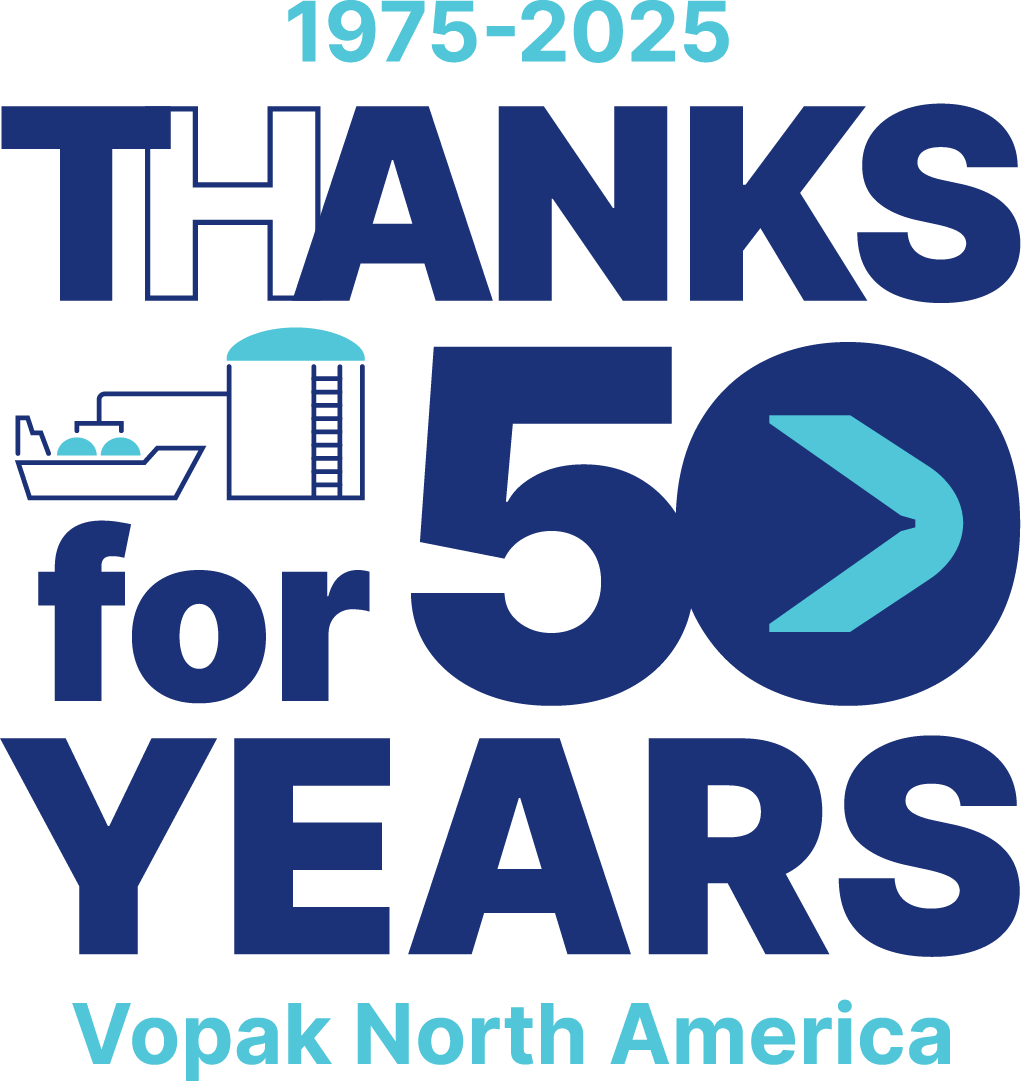 Vopak North America Celebrates 50 Years in Independent Tank Storage