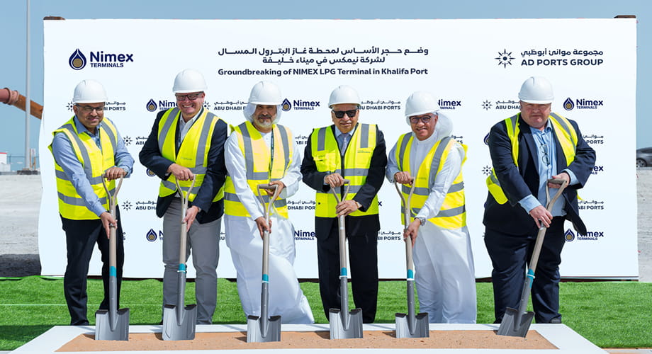 AD Ports & Nimex Port Group Break Ground on Khalifa LPG Storage Terminal