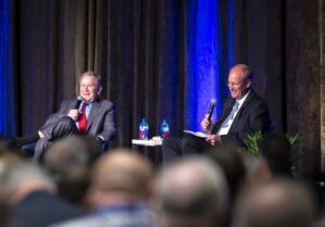 Colonial Terminals’ Pratt Summers Interviews Former President George W Bush at ILTA Conference