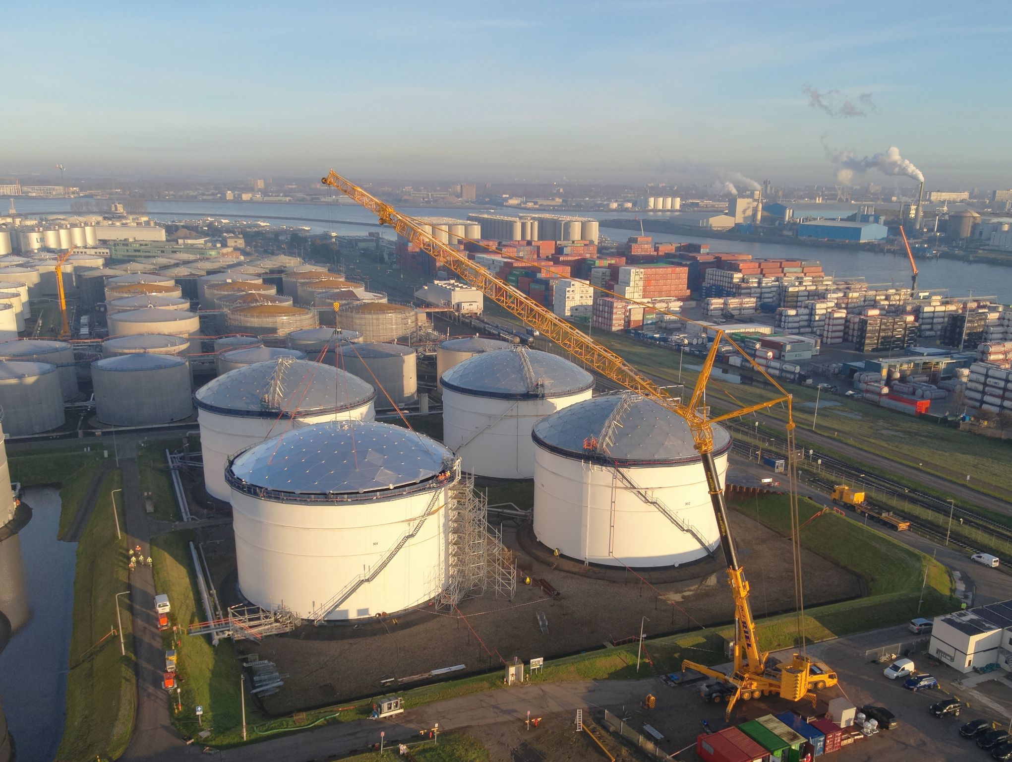 Chane Completes Botlek Dome Roof