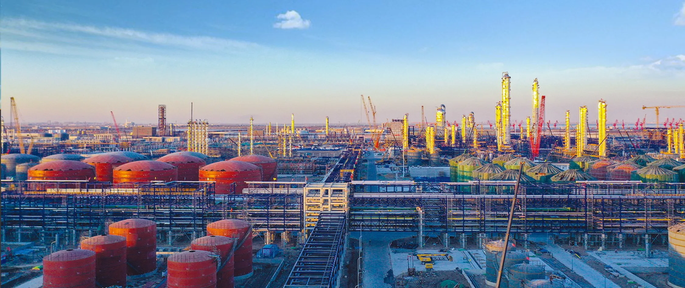 View of tank terminal