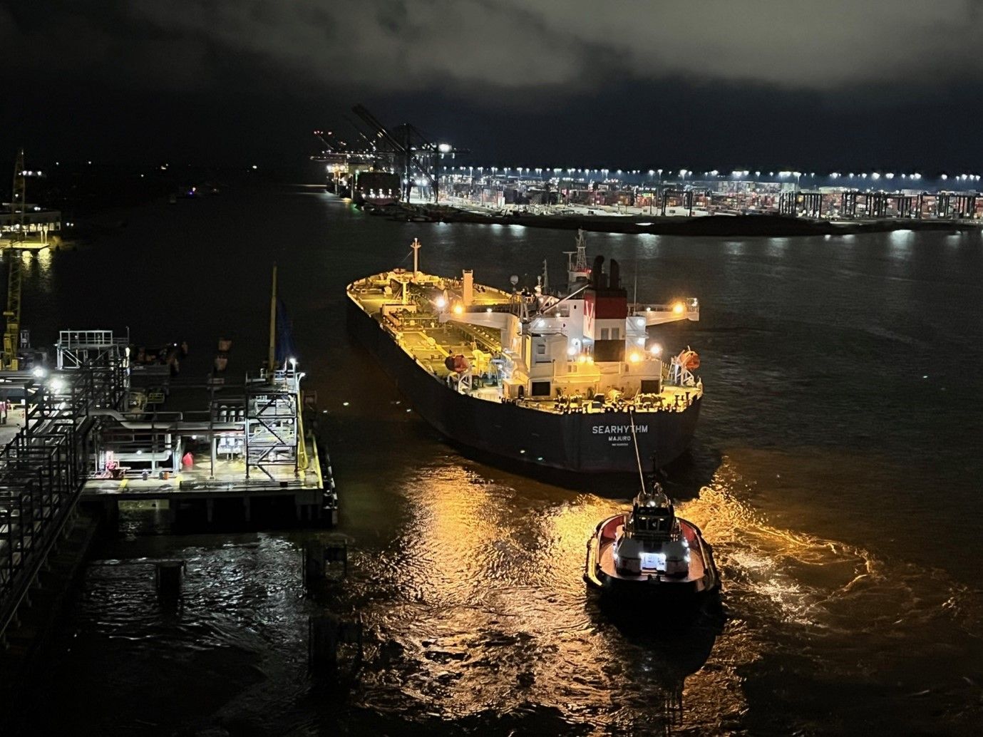 LBC Seabrook Terminal in Night Departure