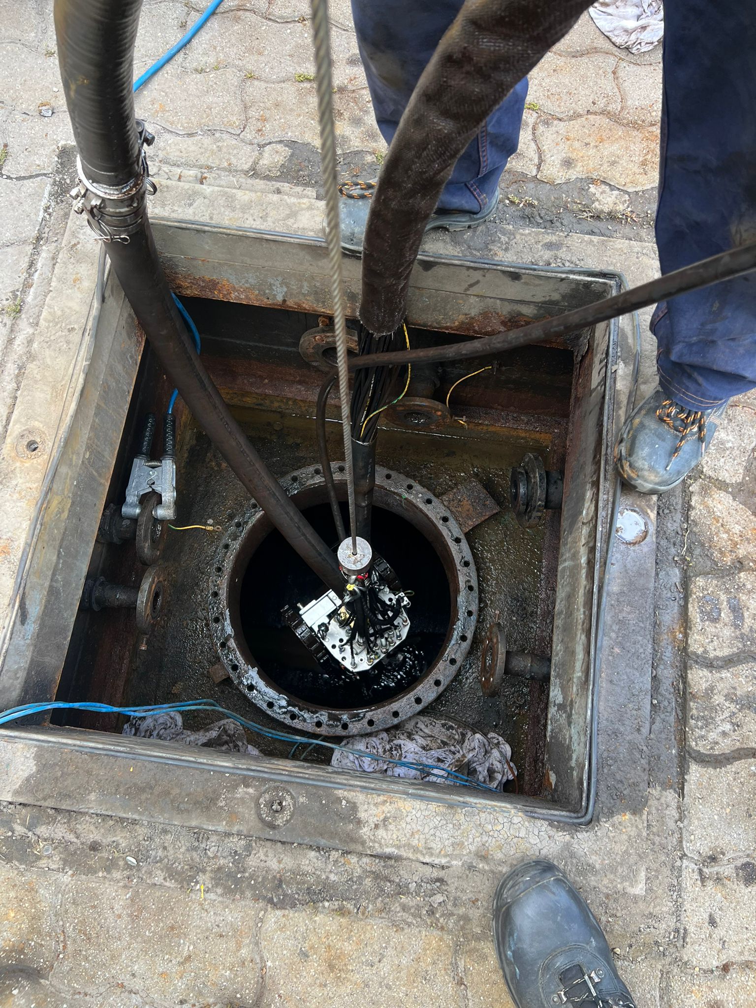 Gerotto Robotics and GRP partner for underground tank cleaning project