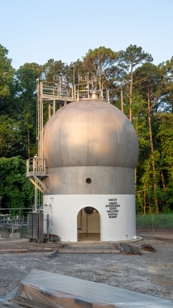CB&I completes first fill of LH2 demonstration tank